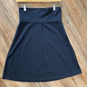 ATHLETA Pull On Knit Skirt Stretch Waist